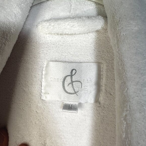 Chadsworth and Haig Womens Pink Long Belted Robe SZ Medium Loungewear Cozy - Picture 8 of 11